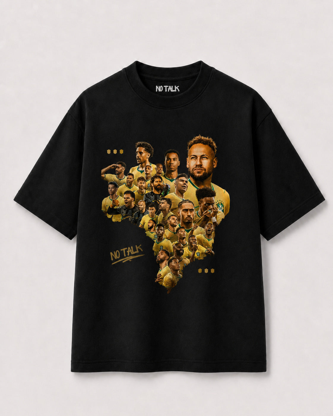 CAMISETA OVERSIZED "FORÇA BRASIL"