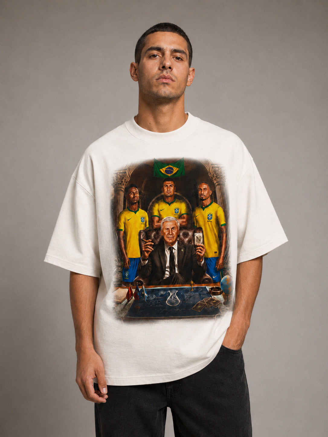 CAMISETA OVERSIZED "CORINGA"
