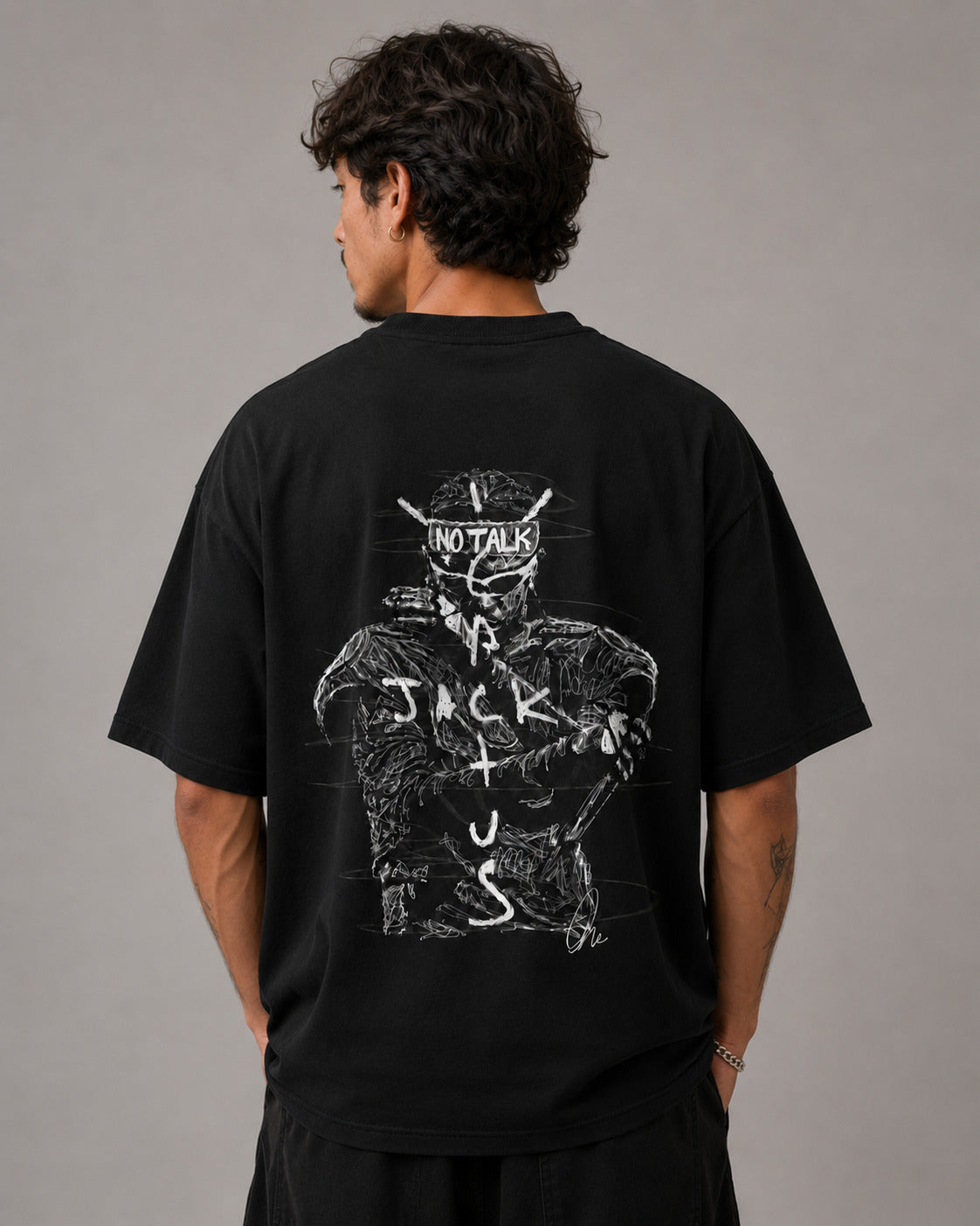 CAMISETA OVERSIZED "TRAVIS SCOTT"