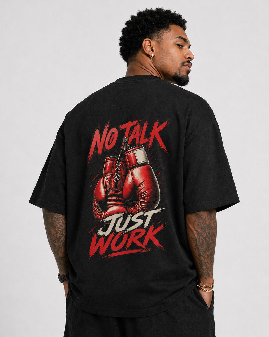 CAMISETA OVERSIZED "JUST WORK"