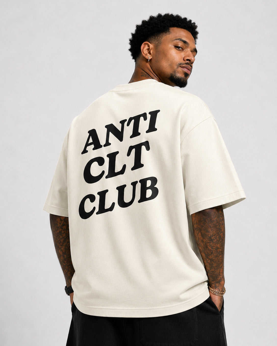 CAMISETA OVERSIZED "ANTI CLT"