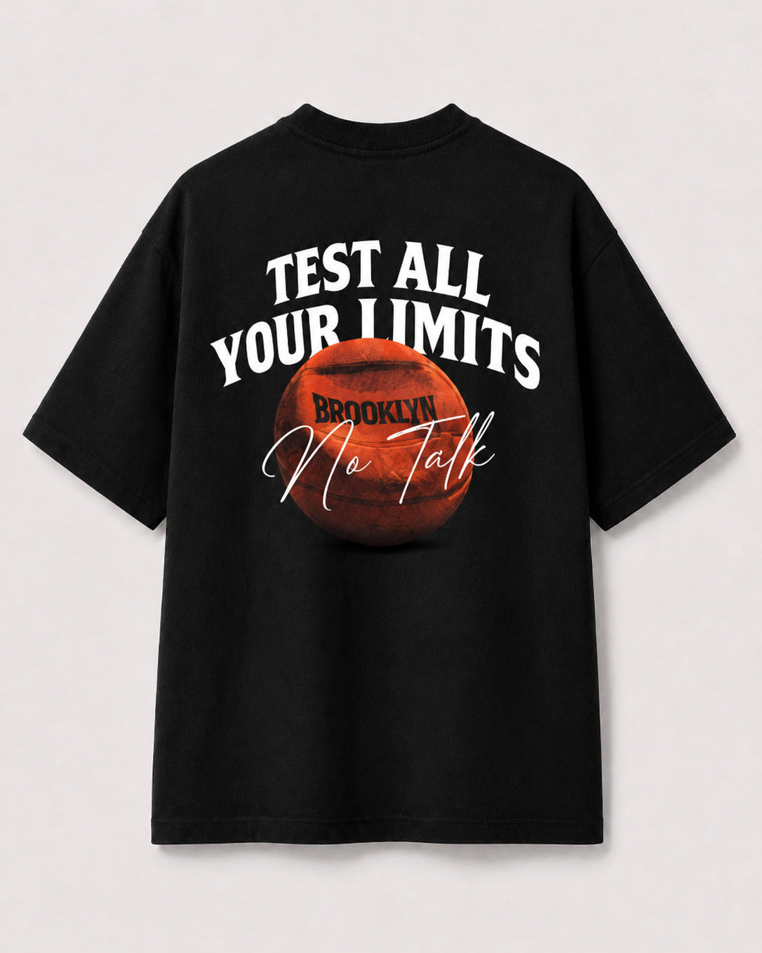 CAMISETA OVERSIZED "TEST YOUR LIMITS"