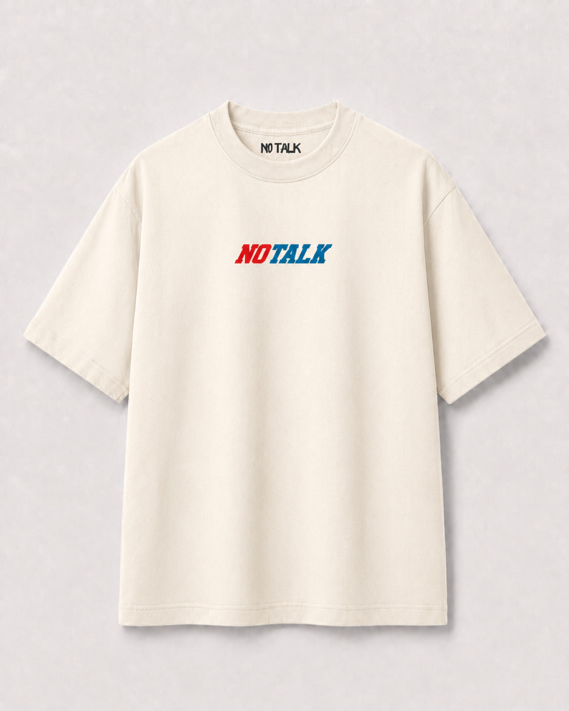CAMISETA OVERSIZED "BRAND RED-BLUE"