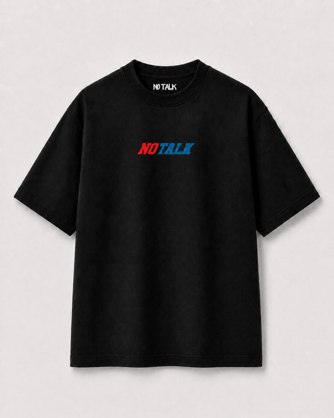 CAMISETA OVERSIZED "BRAND RED-BLUE"