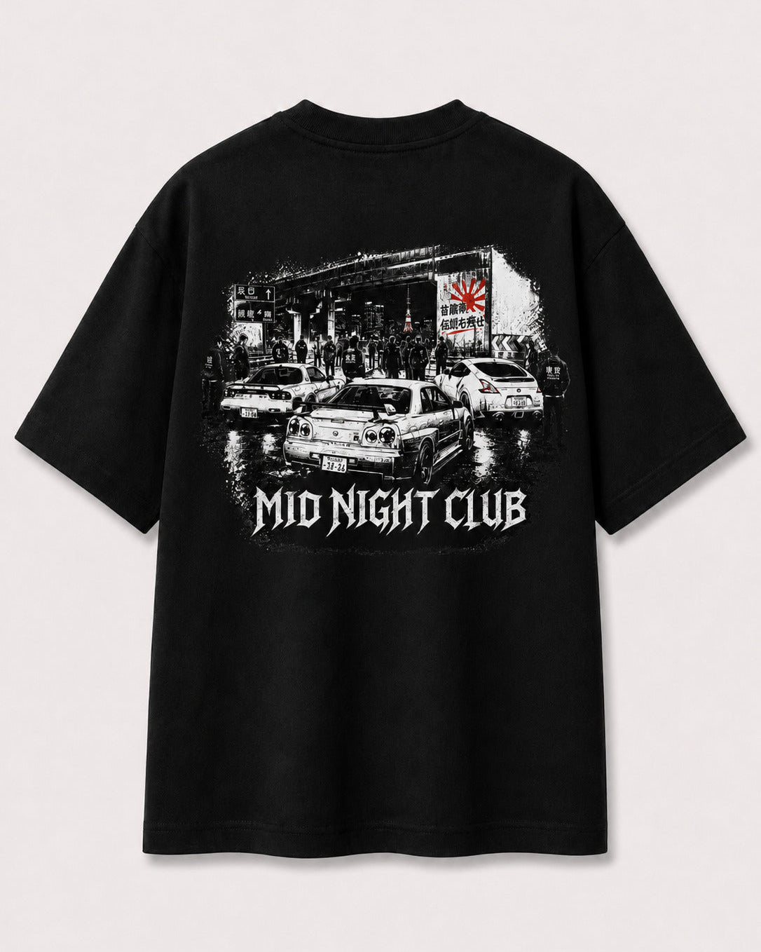 CAMISETA OVERSIZED "MID NIGHT CLUB"