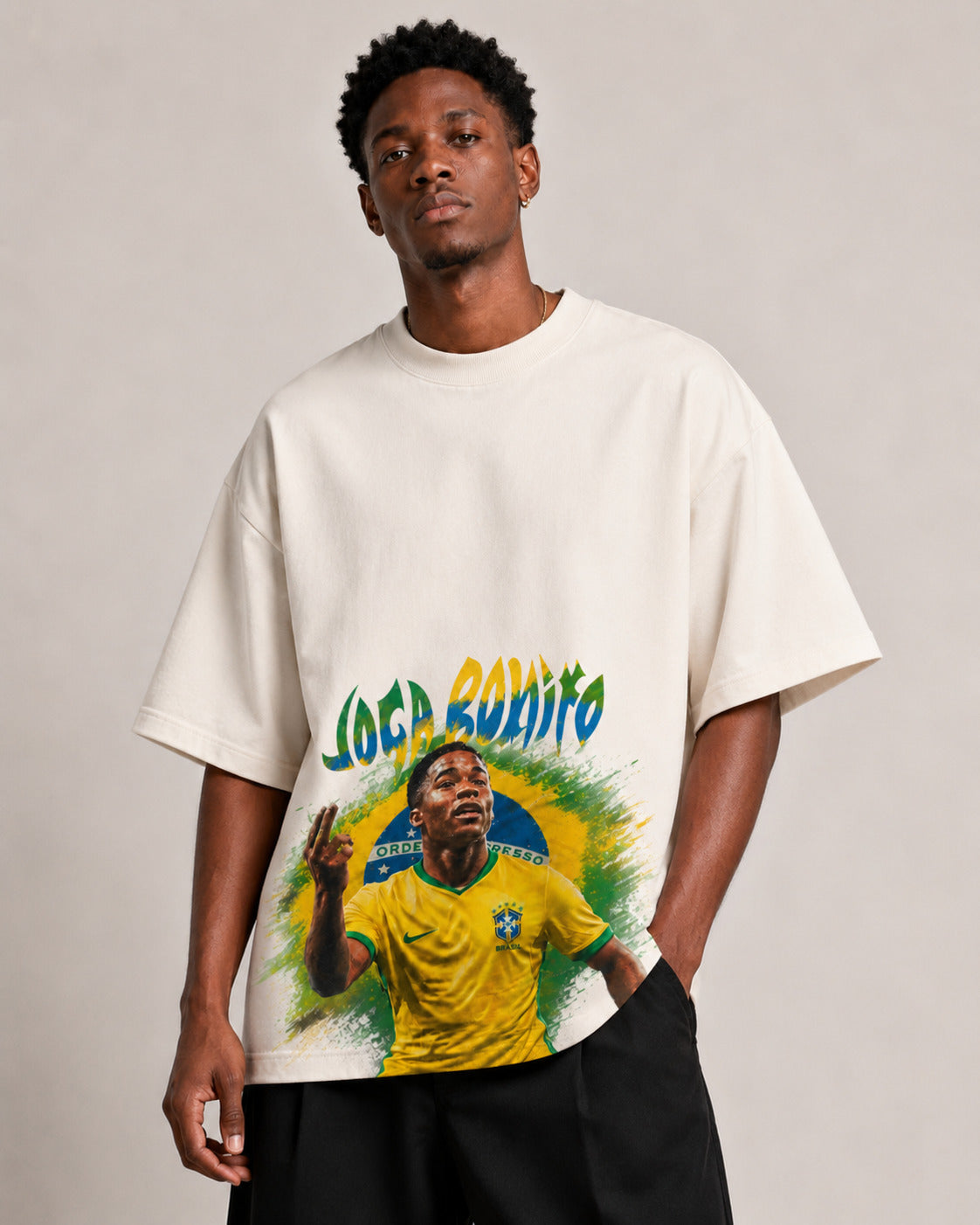 CAMISETA OVERSIZED "JOGA BONITO"