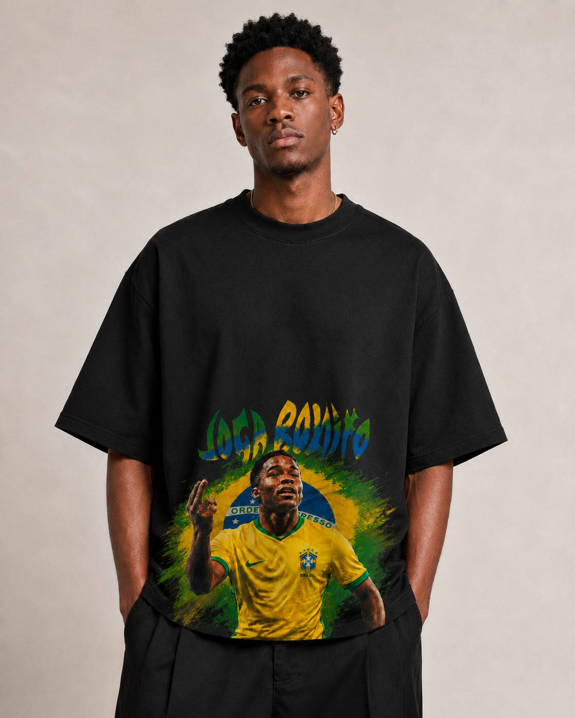 CAMISETA OVERSIZED "JOGA BONITO"