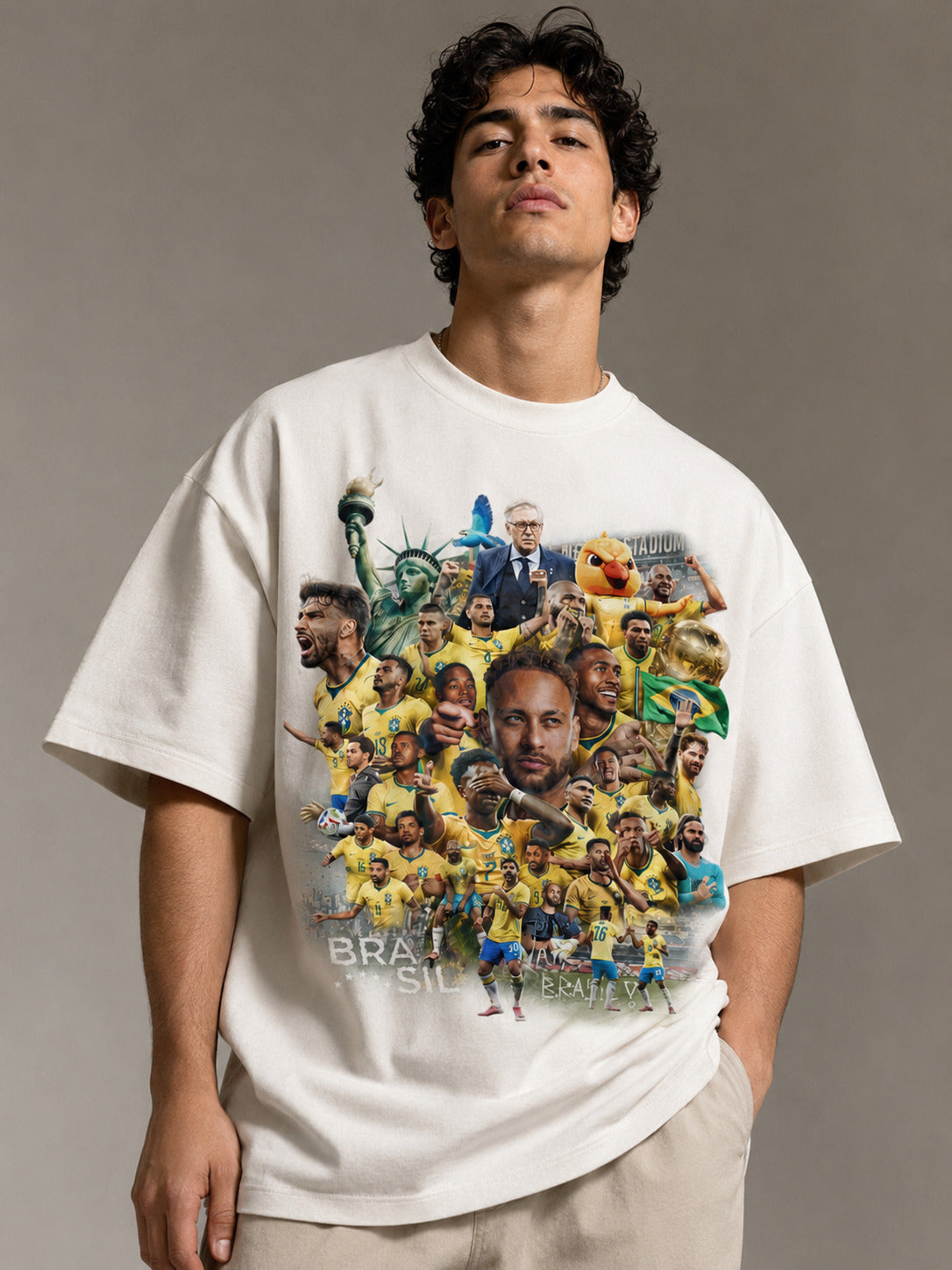 CAMISETA OVERSIZED "SELEÇÃO"