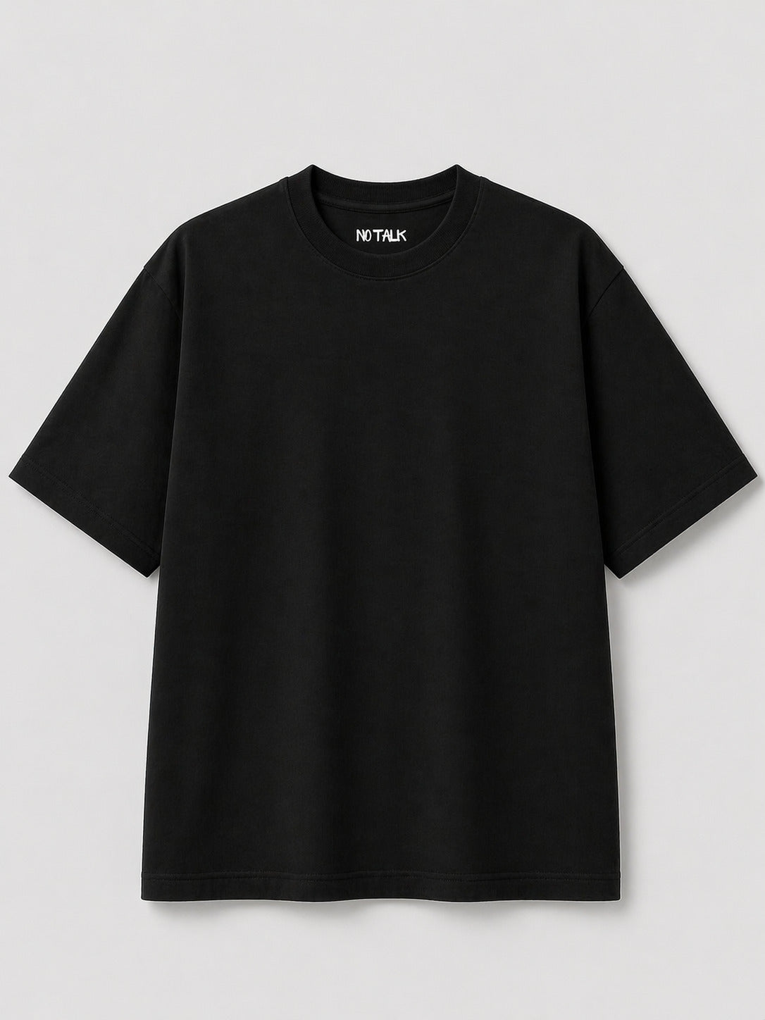 COMBO 3 CAMISETAS OVERSIZED LISA - PRETO