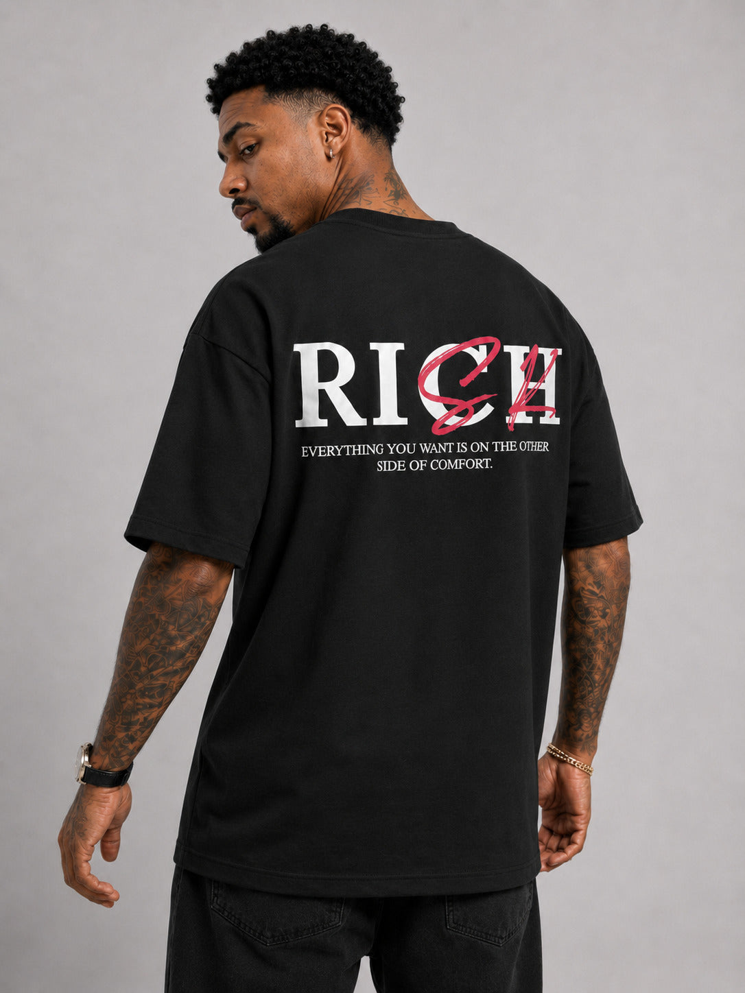 CAMISETA OVERSIZED "RICH-RISH"