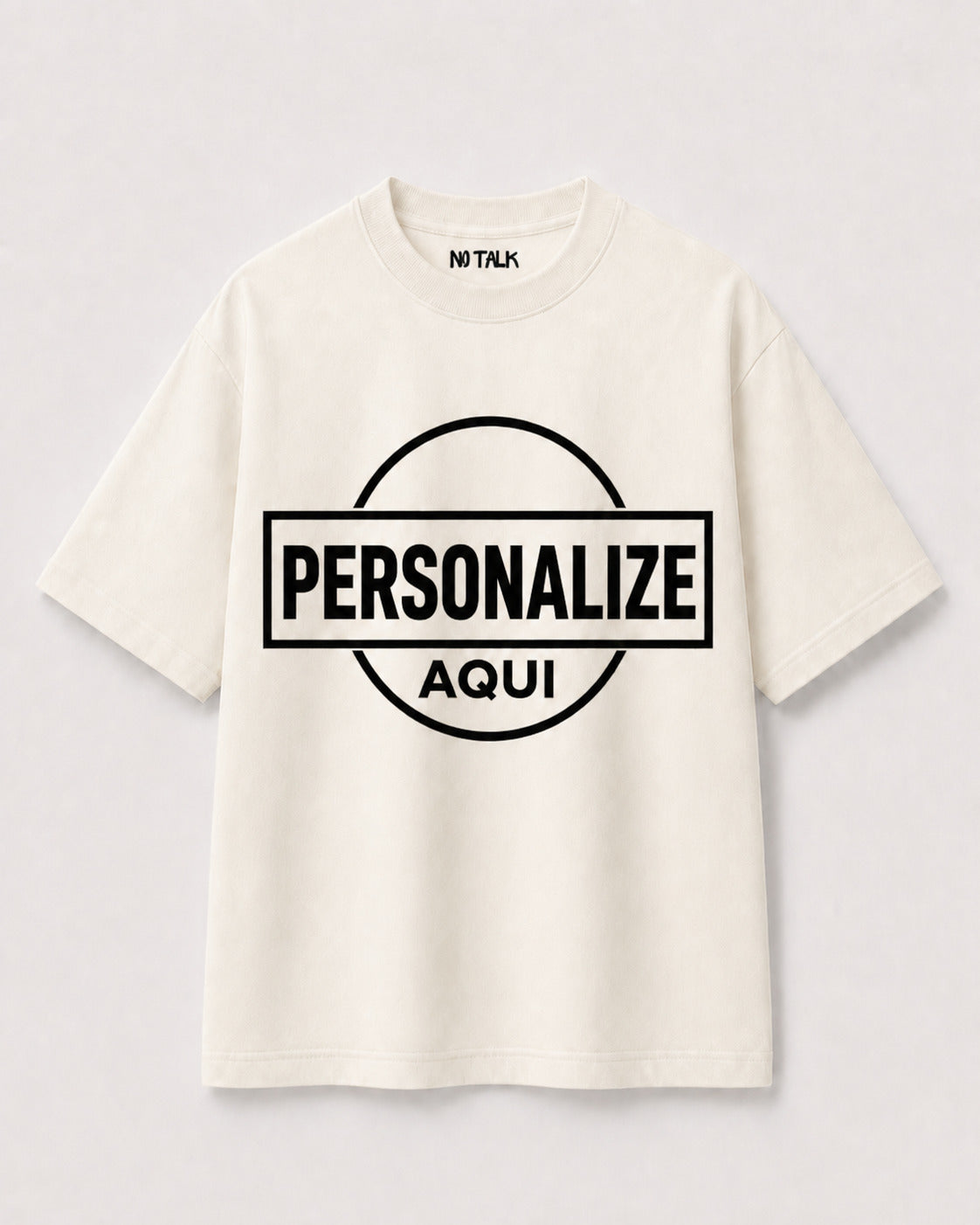 CAMISETA OVERSIZED PERSONALIZADA