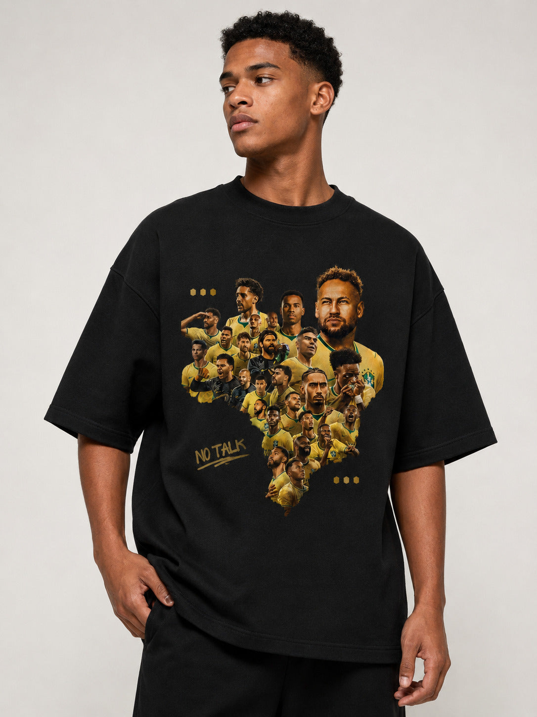 CAMISETA OVERSIZED "FORÇA BRASIL"