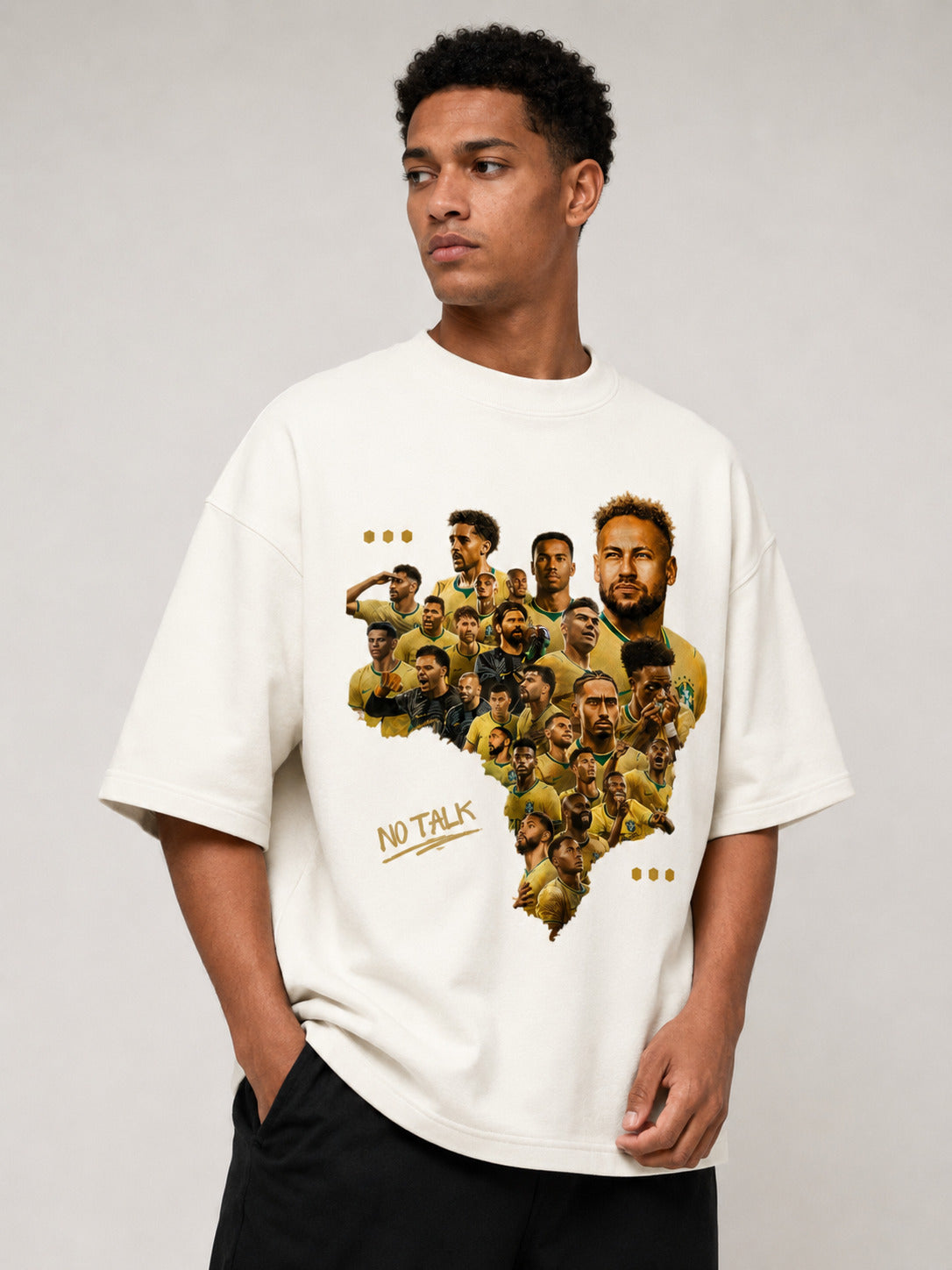 CAMISETA OVERSIZED "FORÇA BRASIL"