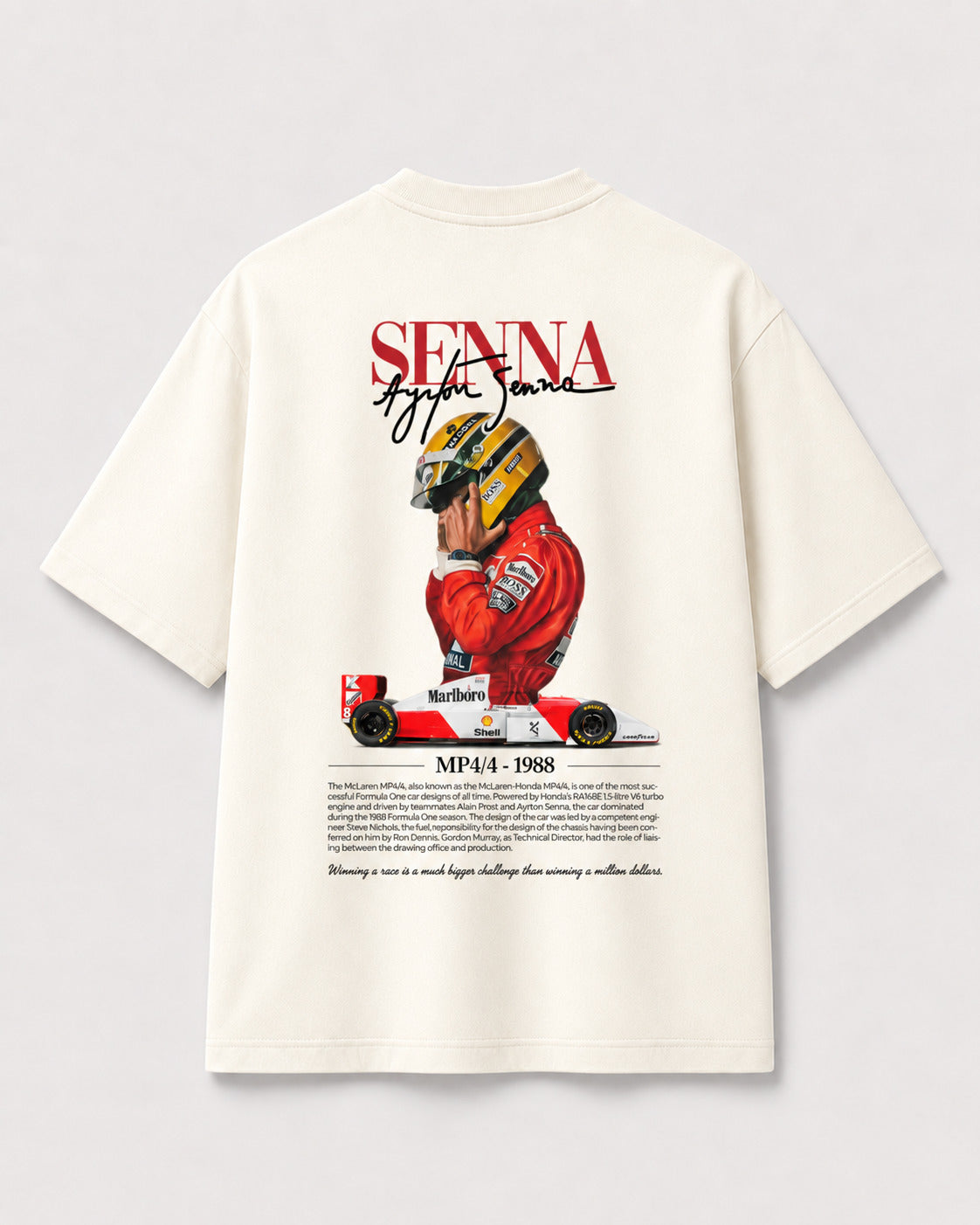 CAMISETA OVERSIZED "AYRTON SENNA"
