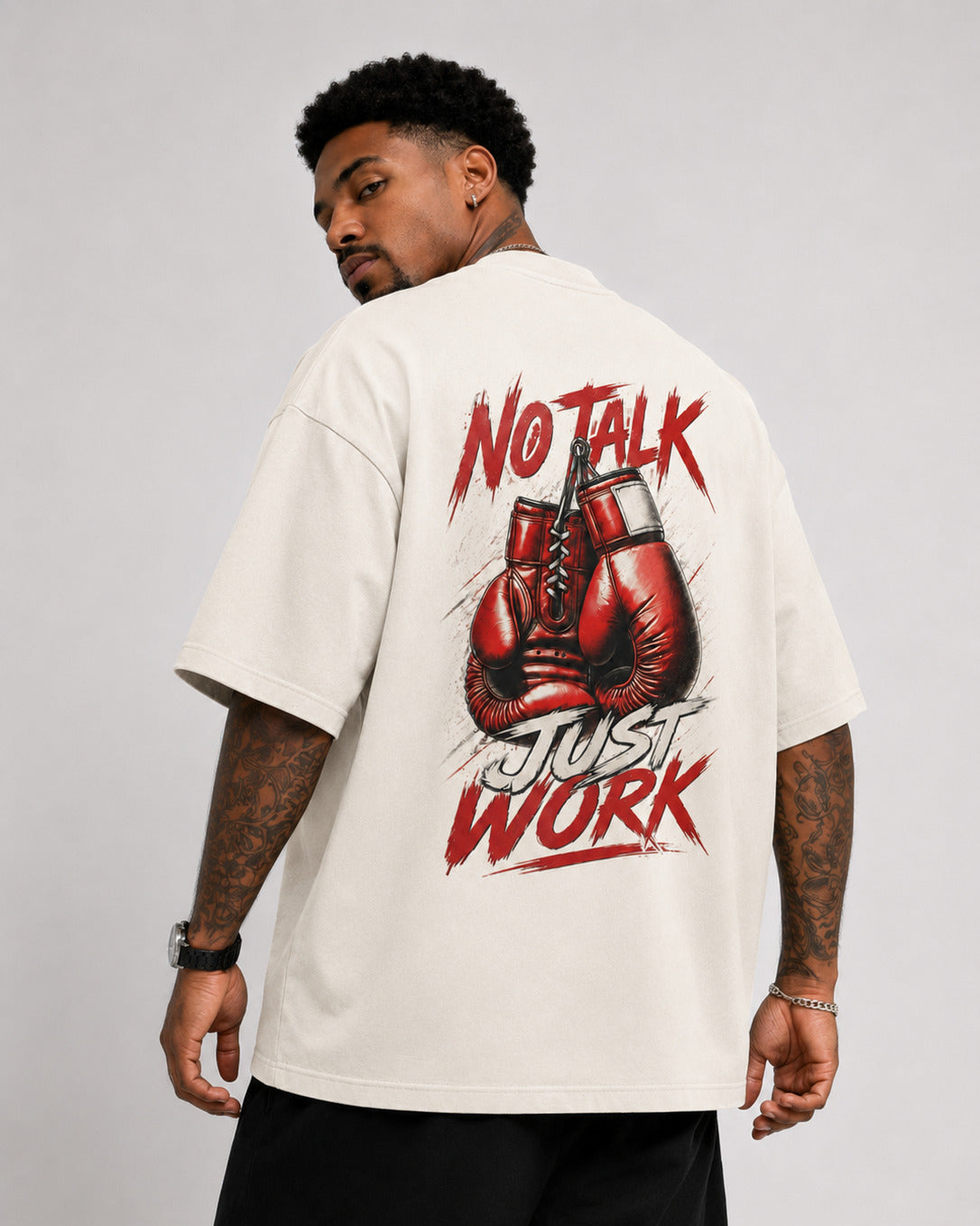 CAMISETA OVERSIZED "JUST WORK"