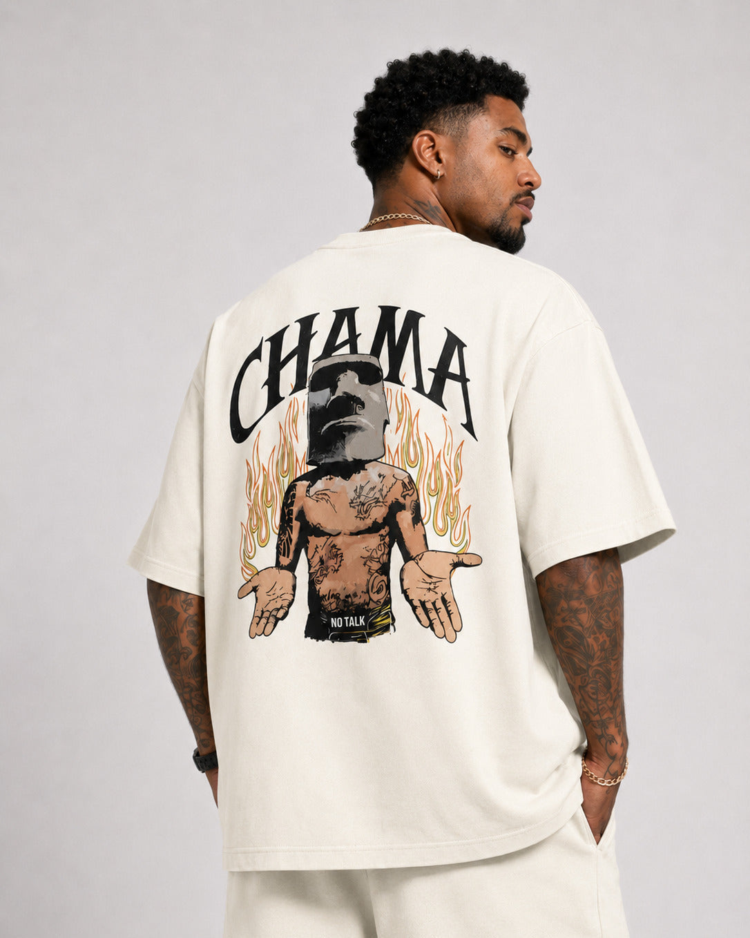 CAMISETA OVERSIZED "CHAMA"