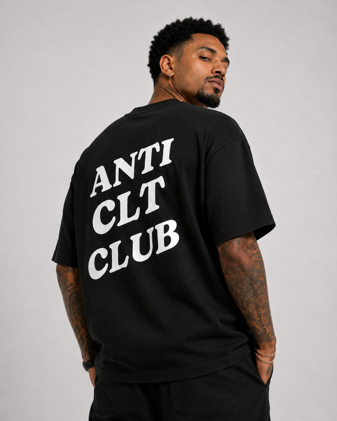 CAMISETA OVERSIZED "ANTI CLT"