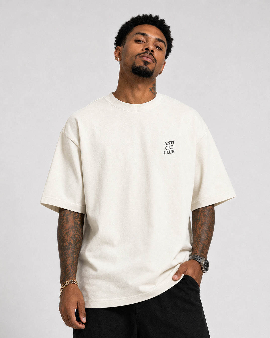 CAMISETA OVERSIZED "ANTI CLT"