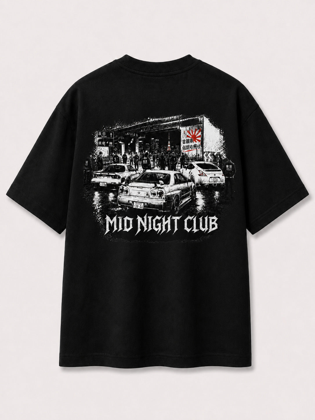 CAMISETA OVERSIZED "MID NIGHT CLUB"