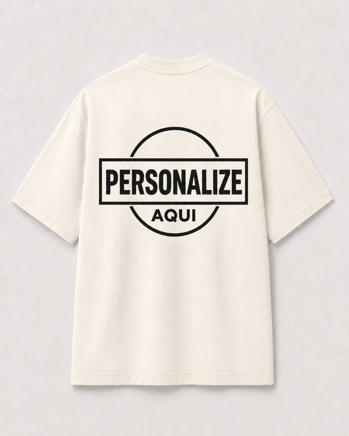 CAMISETA OVERSIZED PERSONALIZADA