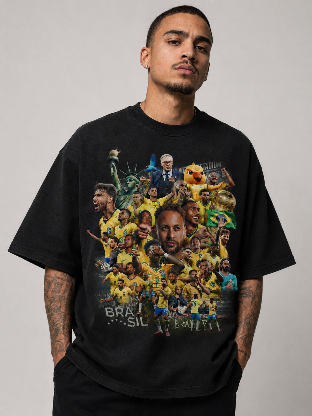 CAMISETA OVERSIZED "SELEÇÃO"