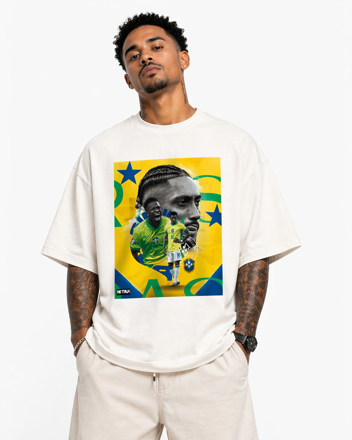 CAMISETA OVERSIZED "TRIO BR"