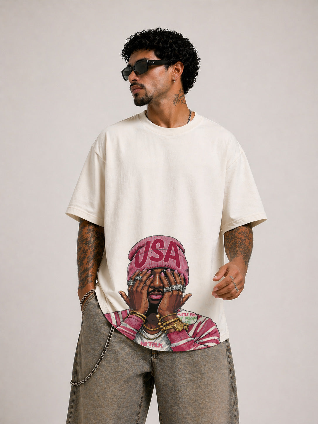 CAMISETA OVERSIZED "THE USA"