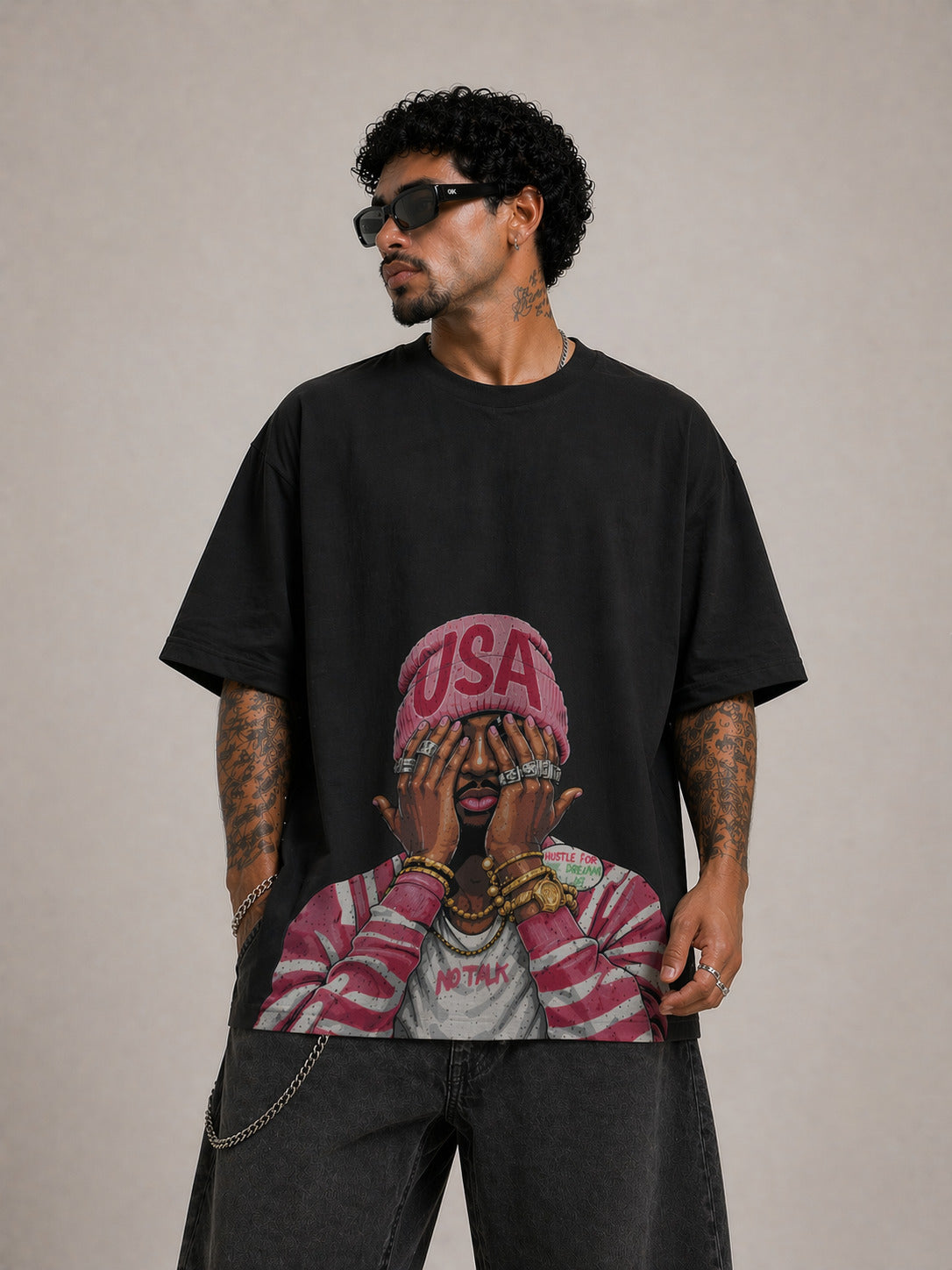 CAMISETA OVERSIZED "THE USA"