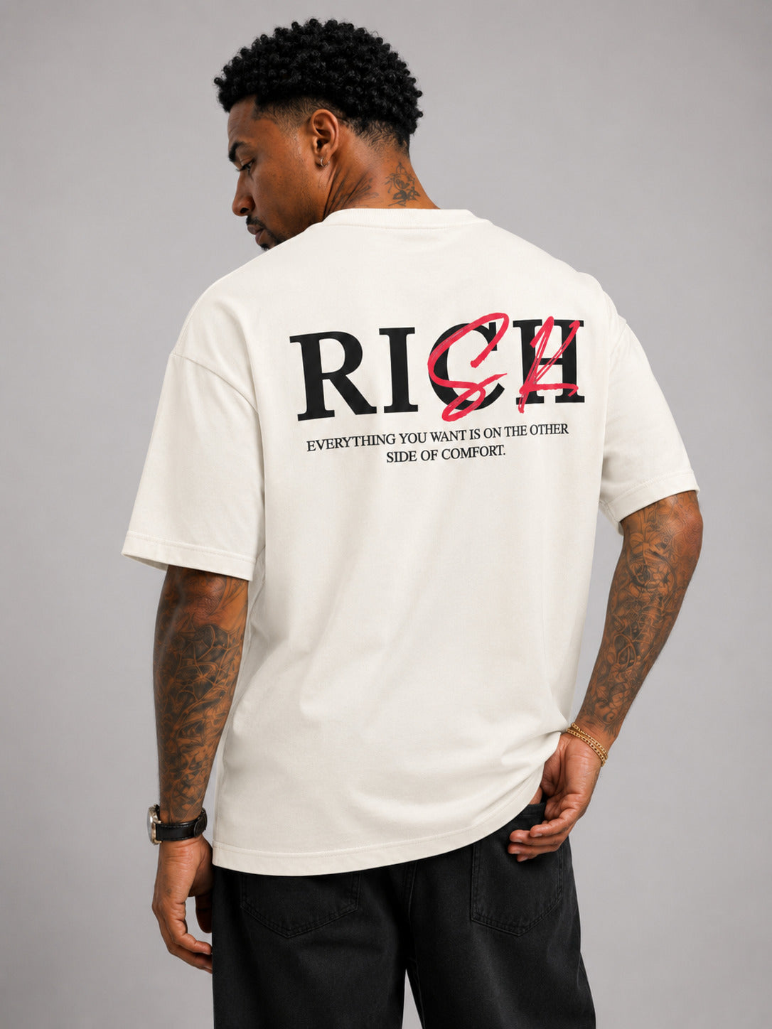 CAMISETA OVERSIZED "RICH-RISH"